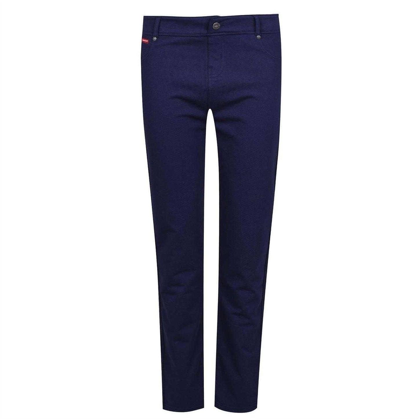 Navy - Front - Lee Cooper Womens-Ladies Cotton Jeggings