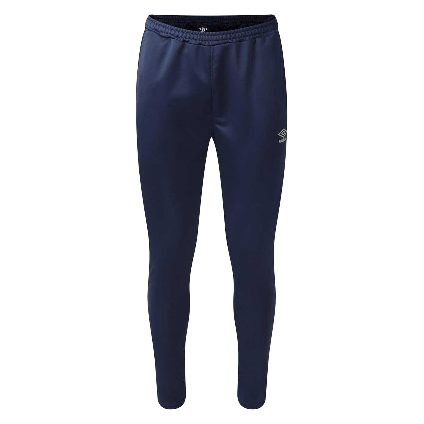 Navy - Front - Umbro Mens Active Slim Running Tracksuit Bottoms