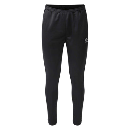 Black - Front - Umbro Mens Active Slim Running Tracksuit Bottoms