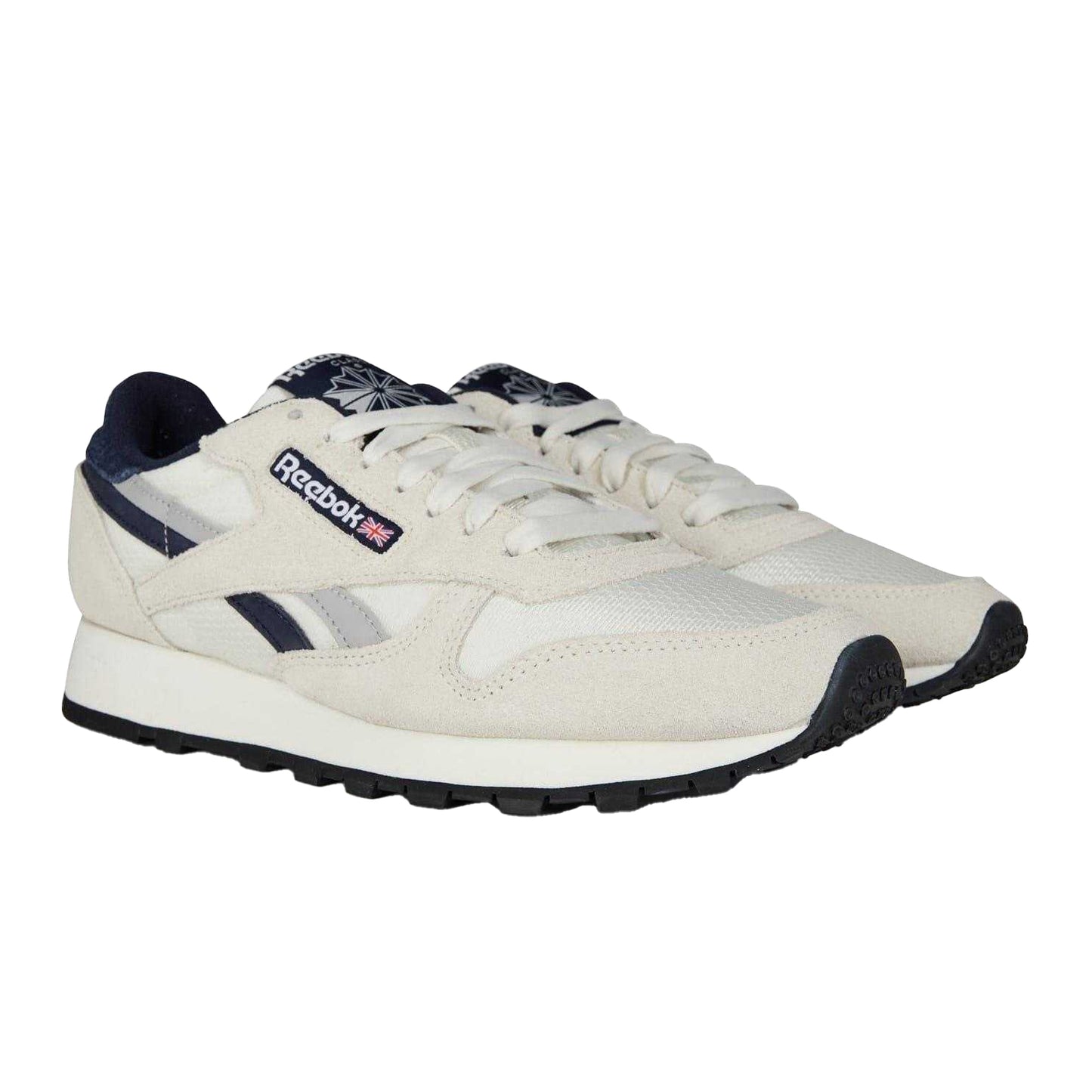 Chalk-Vector Navy - Lifestyle - Reebok Mens Classic Leather Trainers