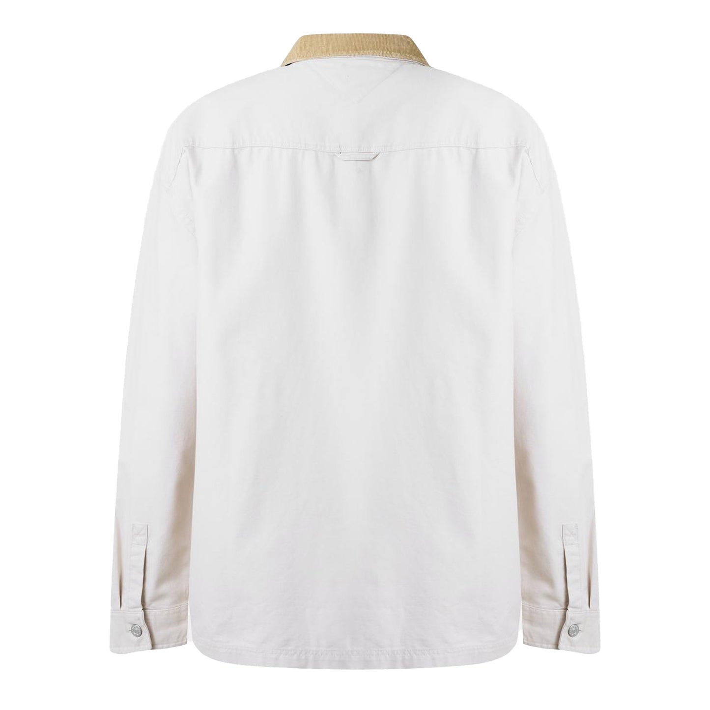 Beige - Back - Tommy Jeans Mens Overshirt