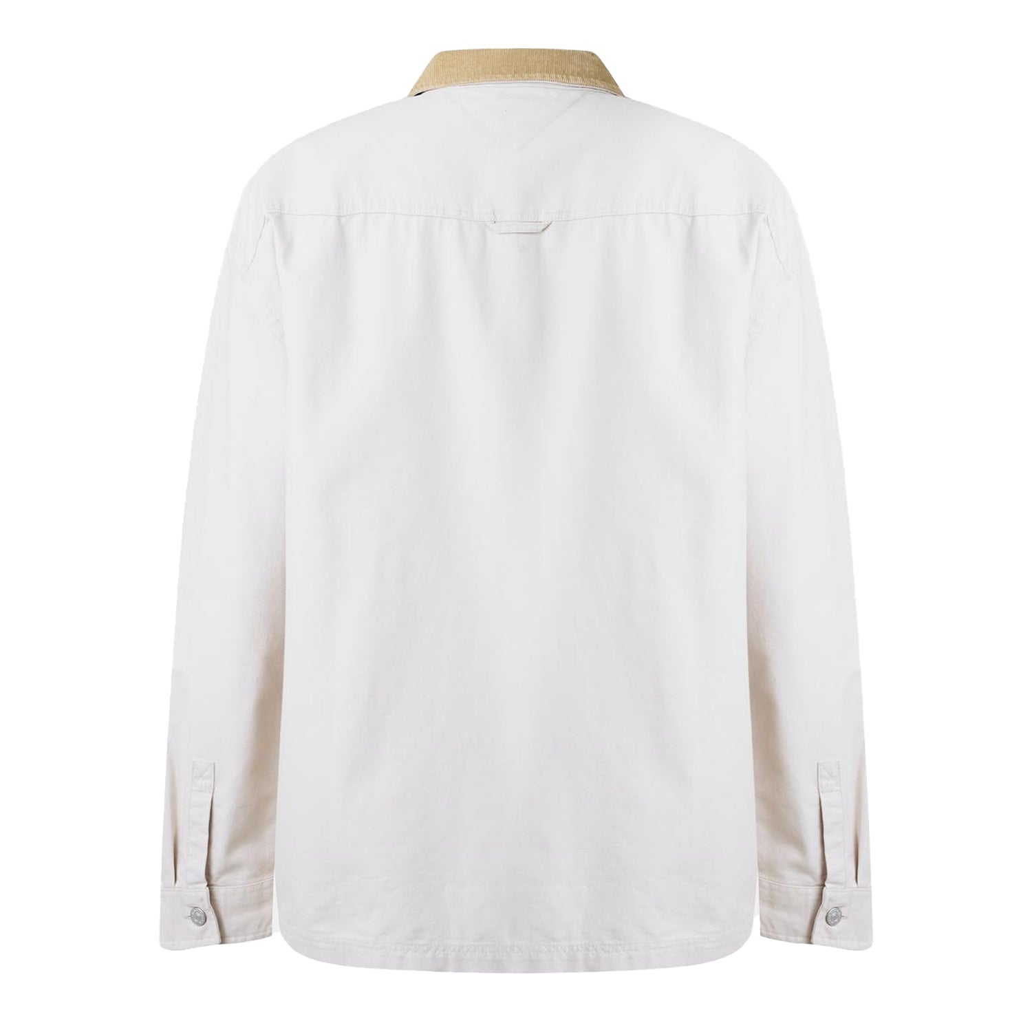 Beige - Back - Tommy Jeans Mens Overshirt