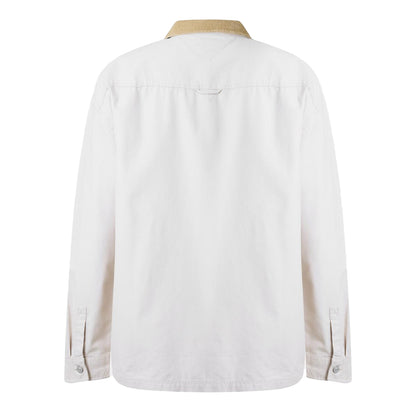 Beige - Back - Tommy Jeans Mens Overshirt