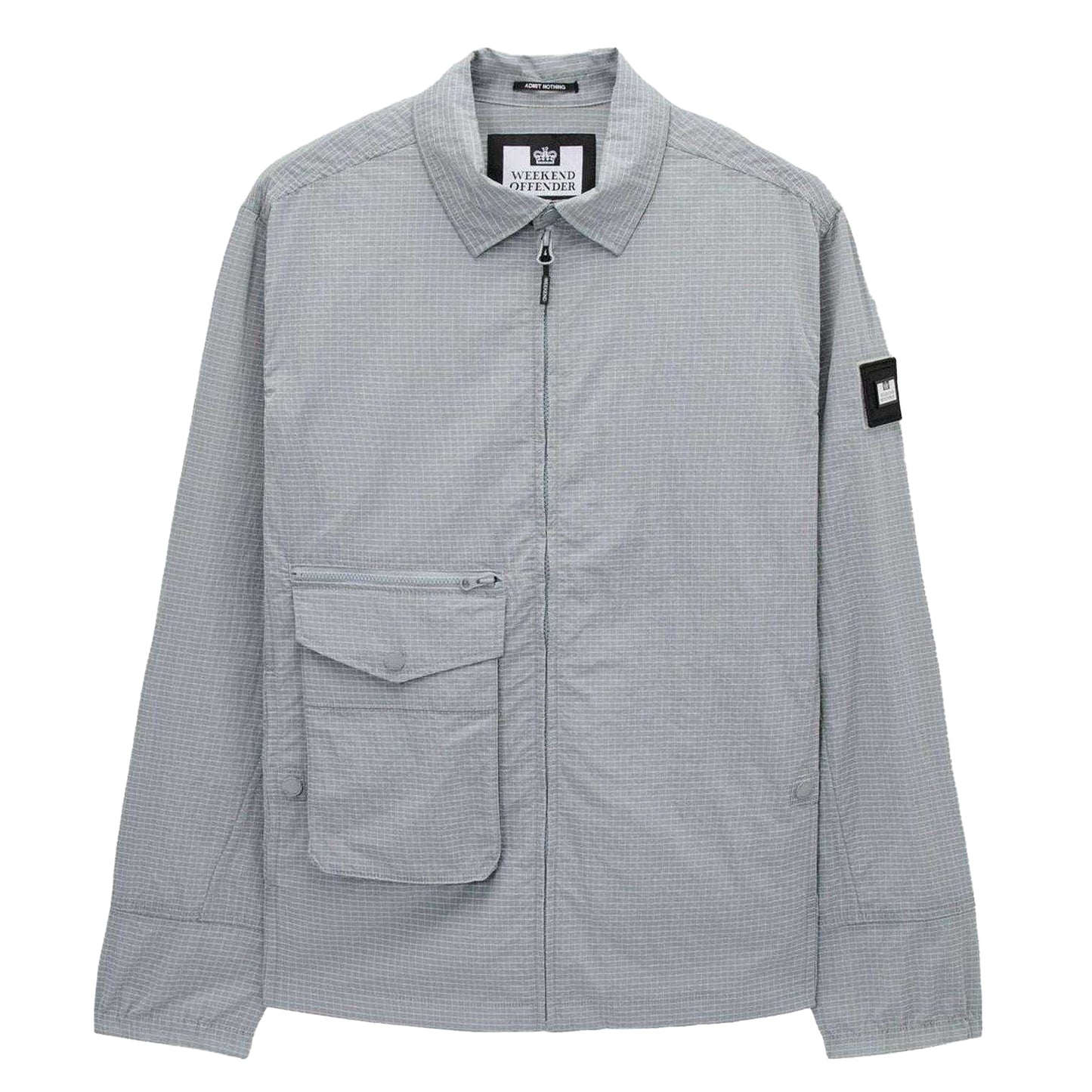 Blue - Front - Weekend Offender Mens Overshirt