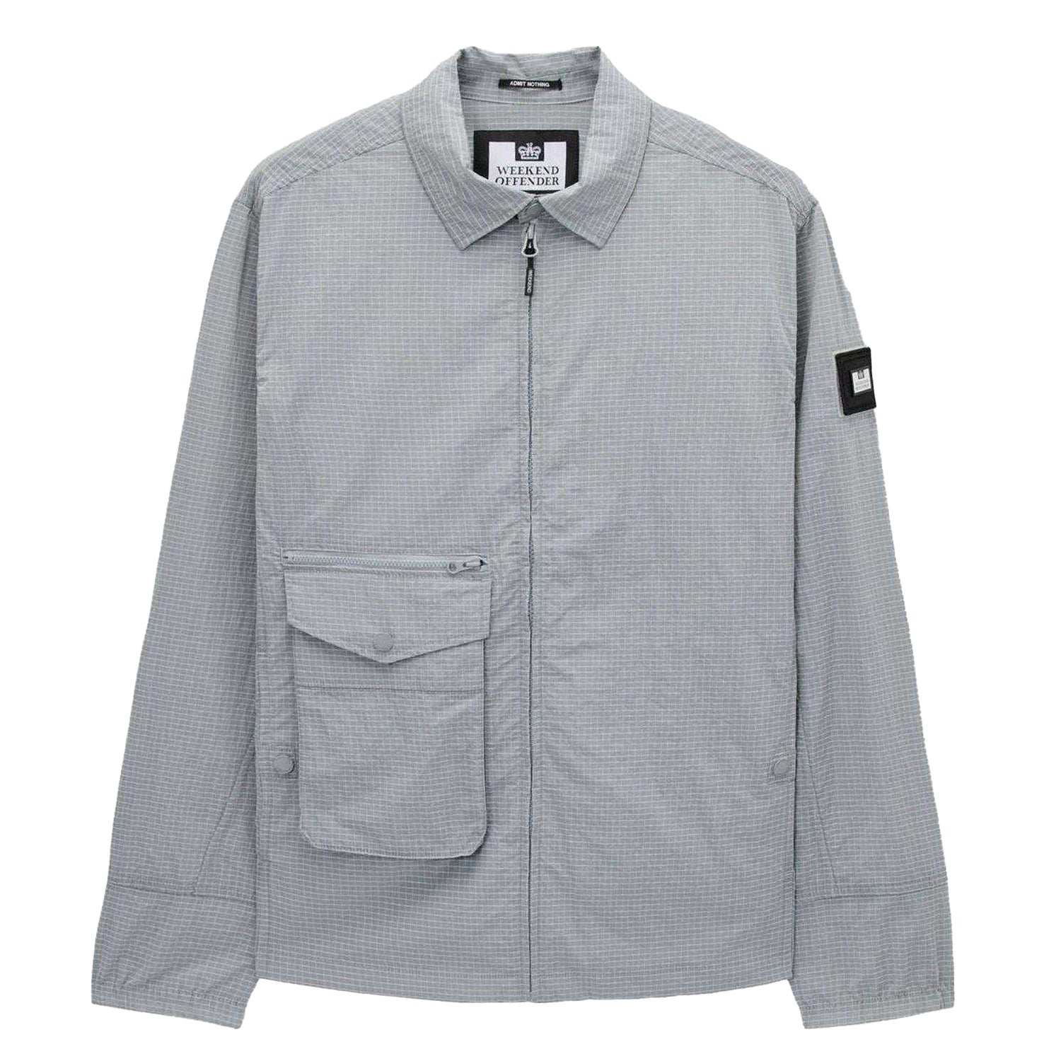 Blue - Front - Weekend Offender Mens Overshirt
