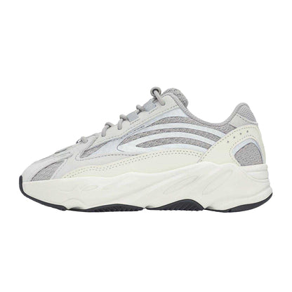 Static Marl - Back - Yeezy Childrens-Kids Boost 700 Leather Trainers