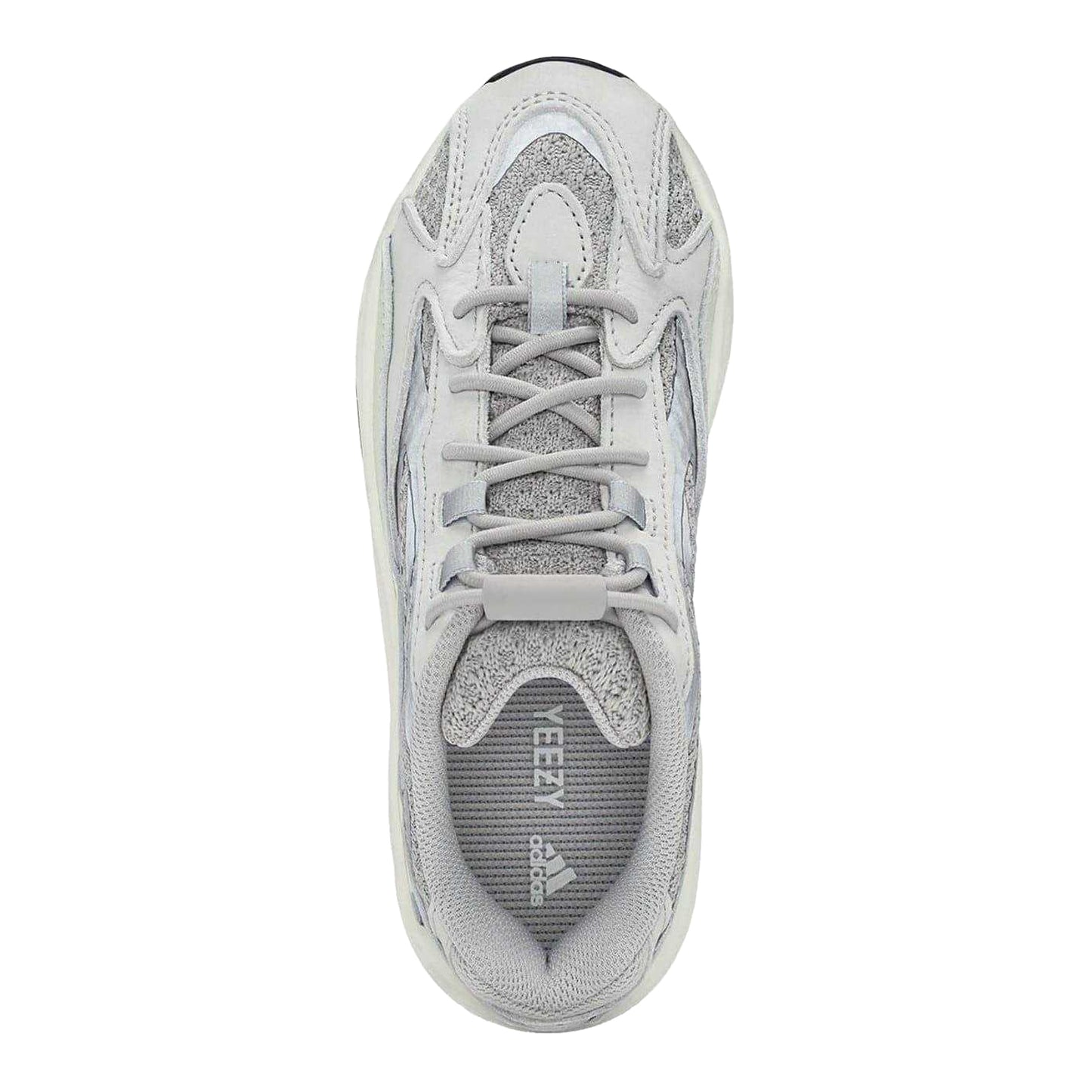 Static Marl - Side - Yeezy Childrens-Kids Boost 700 Leather Trainers