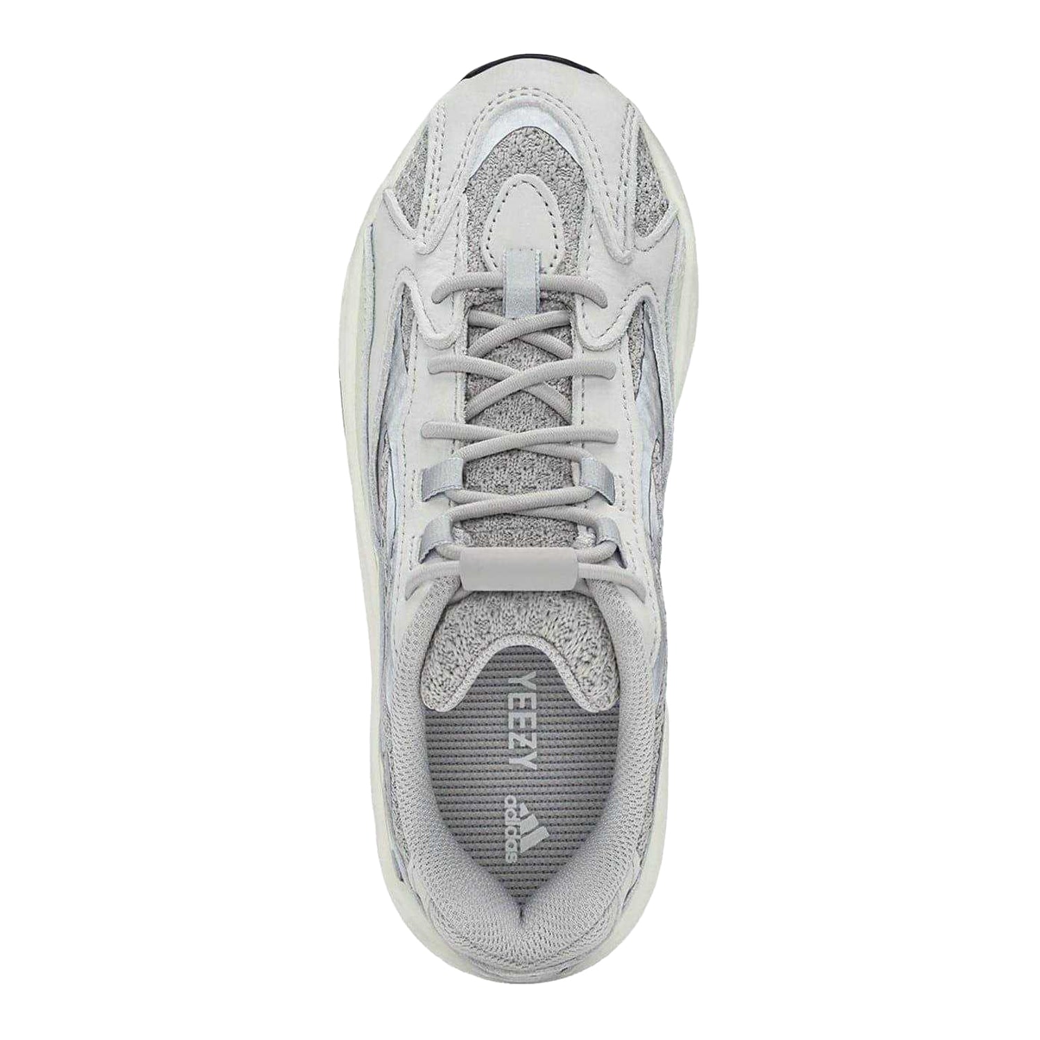 Static Marl - Side - Yeezy Childrens-Kids Boost 700 Leather Trainers