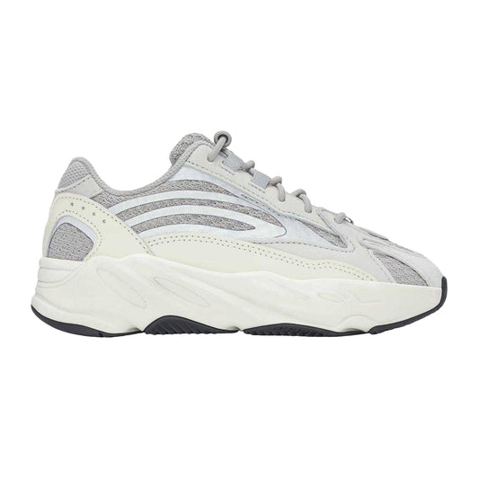 Static Marl - Front - Yeezy Childrens-Kids Boost 700 Leather Trainers