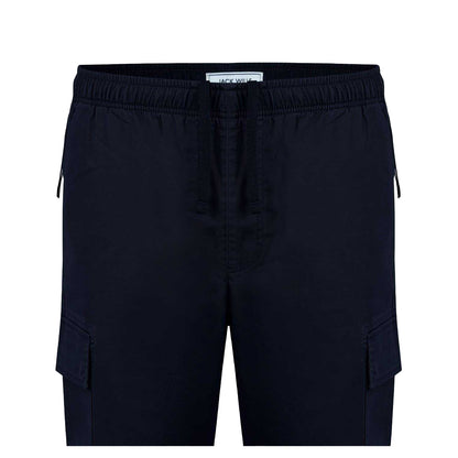 Black - Lifestyle - Jack Wills Mens Elasticated Cuff Cargo Trousers
