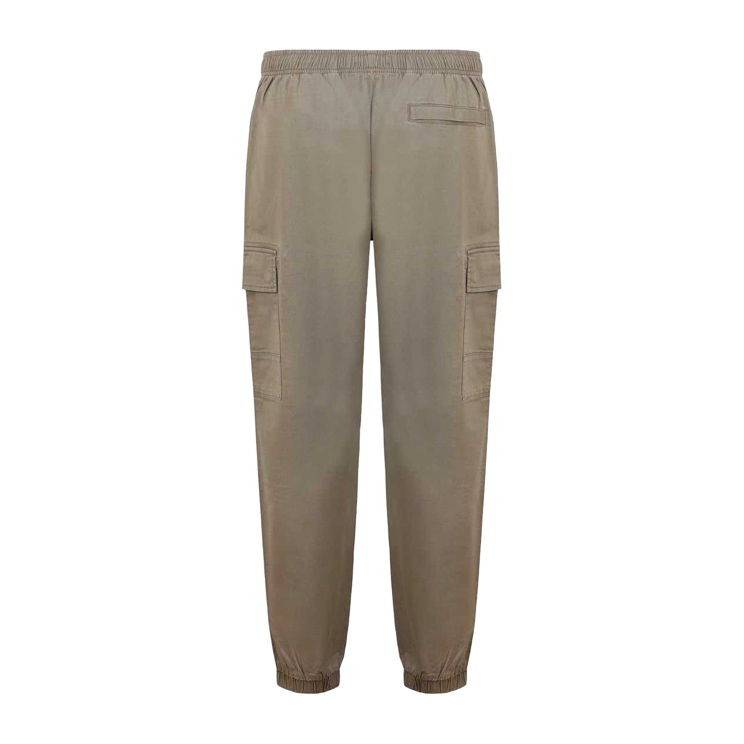 Fawn - Back - Jack Wills Mens Elasticated Cuff Cargo Trousers