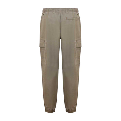 Fawn - Back - Jack Wills Mens Elasticated Cuff Cargo Trousers