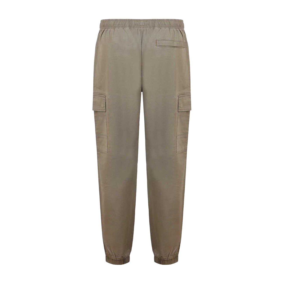 Fawn - Back - Jack Wills Mens Elasticated Cuff Cargo Trousers
