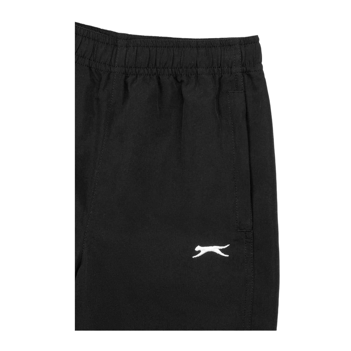 Black - Side - Slazenger Boys Polyester Tracksuit Bottoms