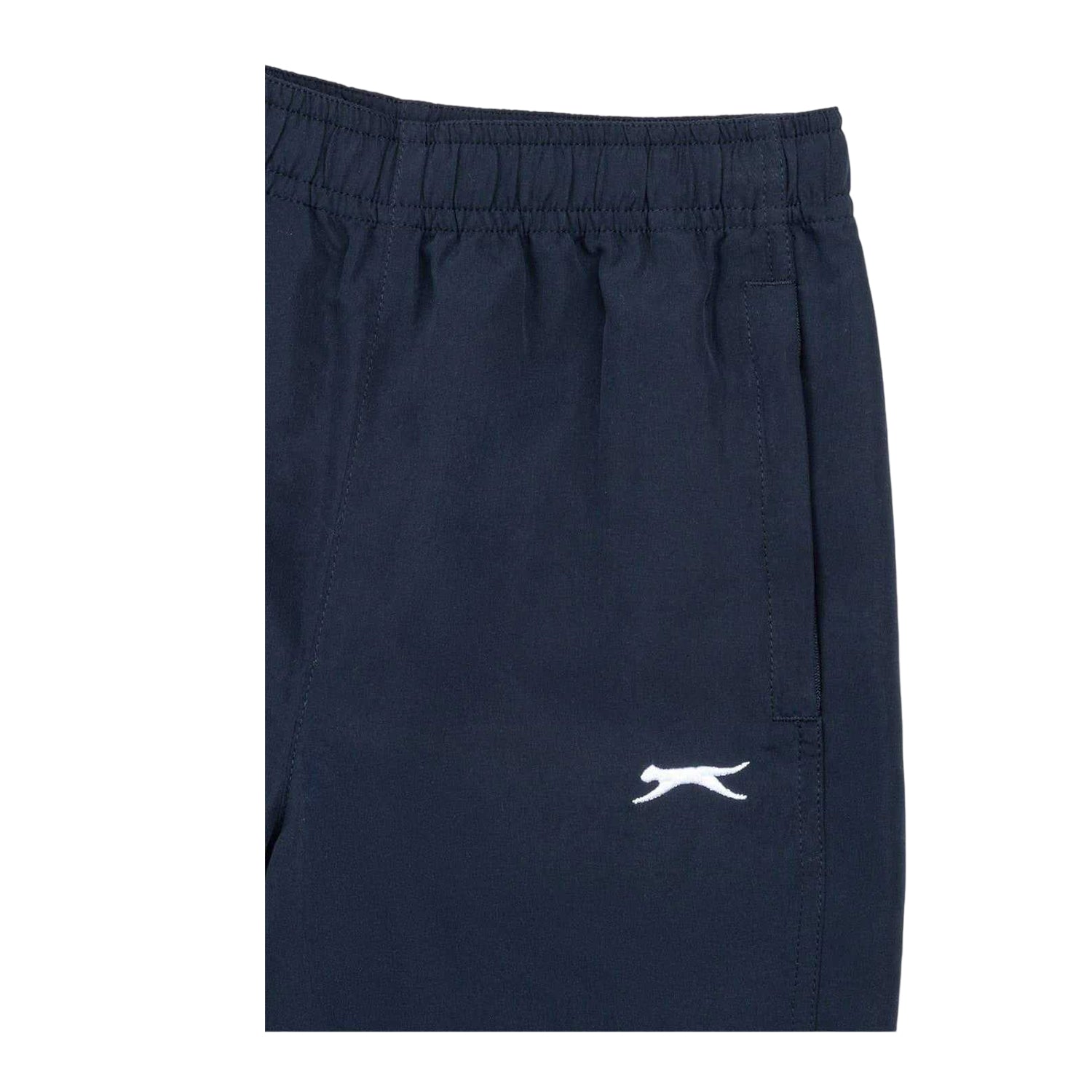 Navy - Side - Slazenger Boys Polyester Tracksuit Bottoms
