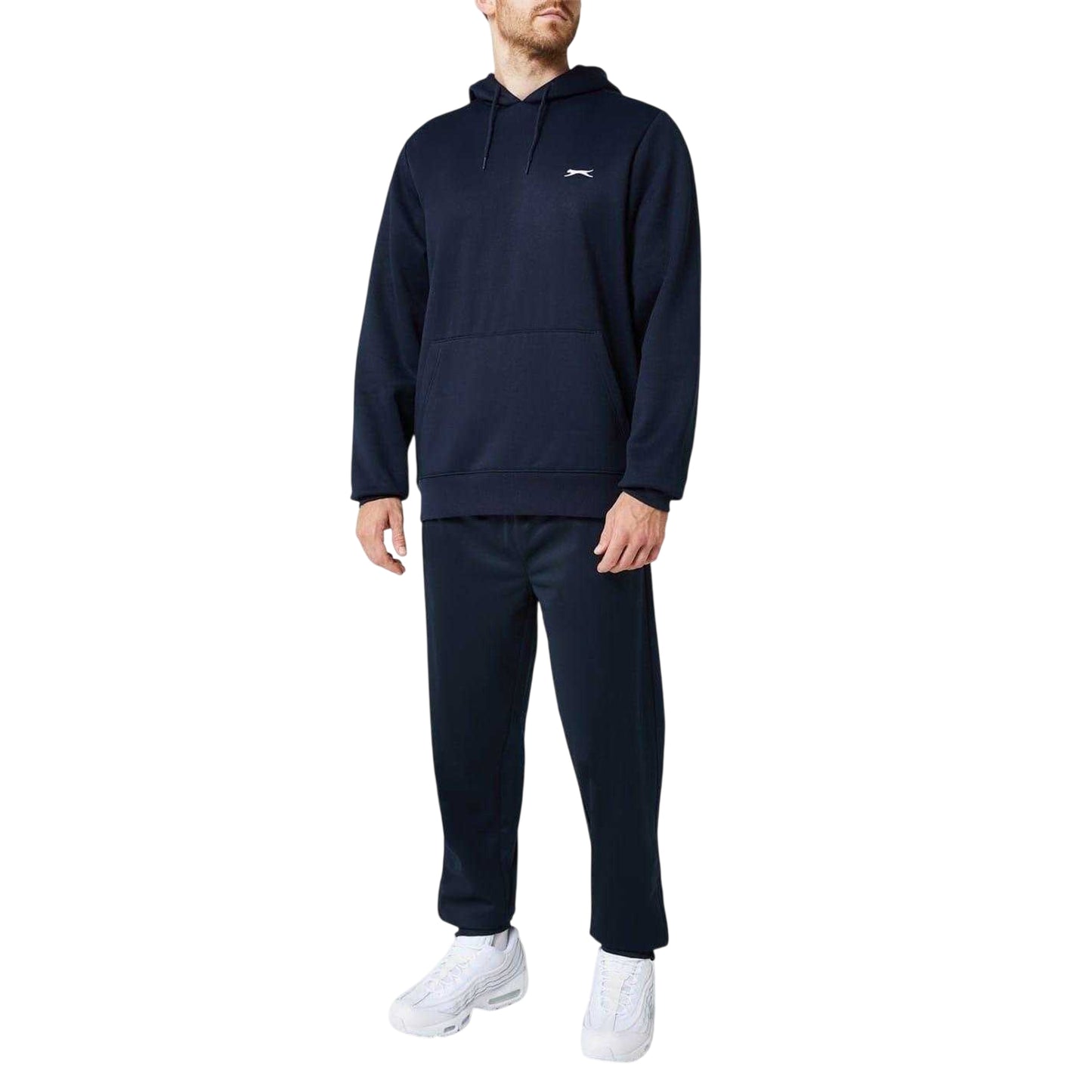 Navy - Lifestyle - Slazenger Mens Comfort Polyester Tracksuit Bottoms
