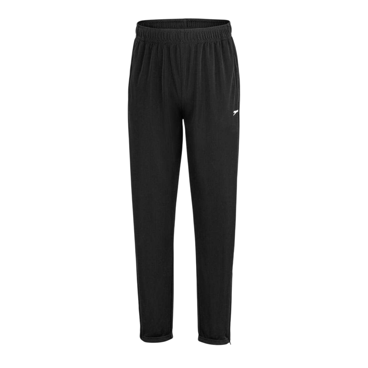 Black - Front - Slazenger Mens Comfort Polyester Tracksuit Bottoms