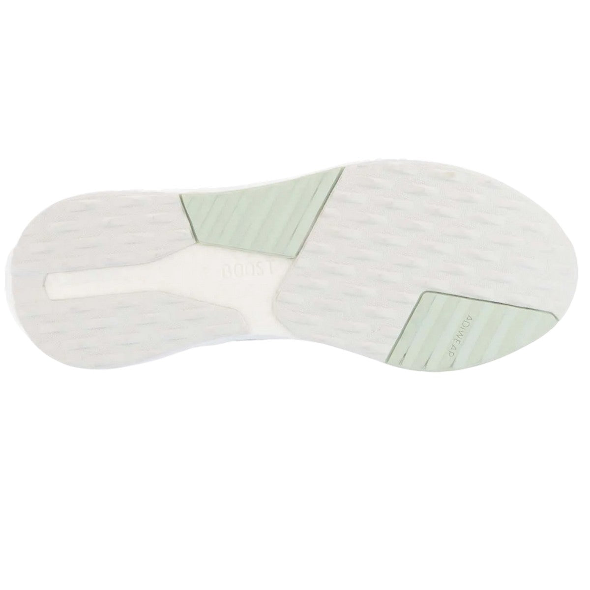 Cloud White-Linen Green - Side - Adidas Womens-Ladies Avryn Trainers