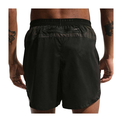 Noir-Black - Back - Nike Mens Performance Running Shorts