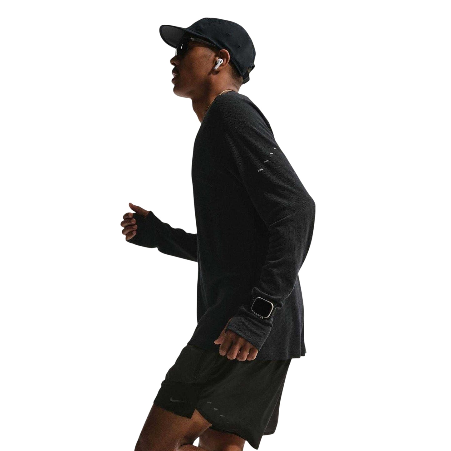 Noir-Black - Side - Nike Mens Performance Running Shorts