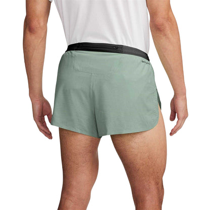 Green - Back - Nike Mens Aero 2 in 1 Running Shorts