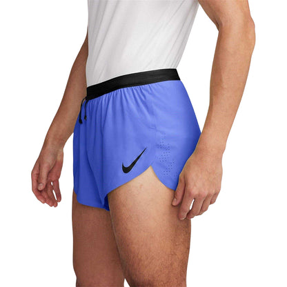 Sapphire - Side - Nike Mens Aero 2 in 1 Running Shorts