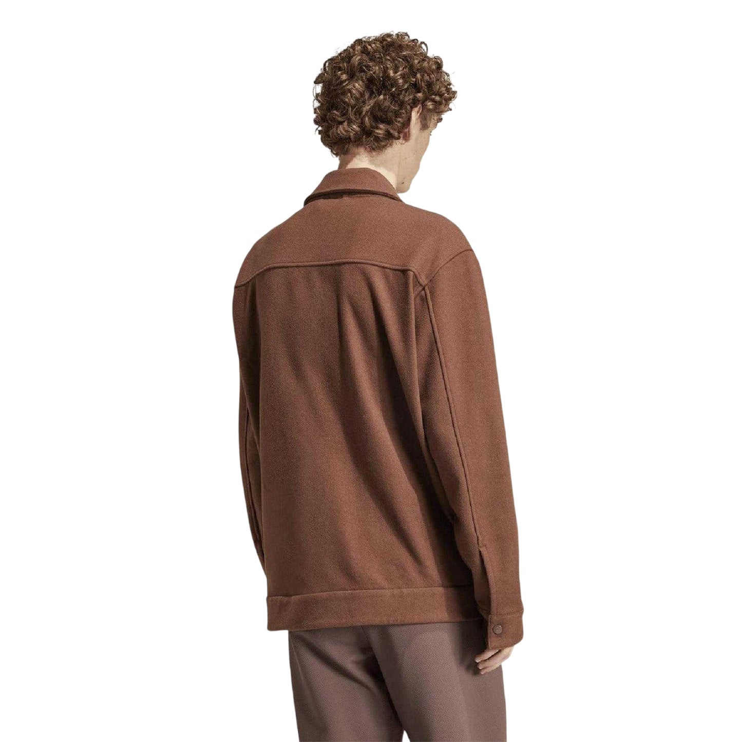 Off White - Back - Adidas Mens Originals Overshirt