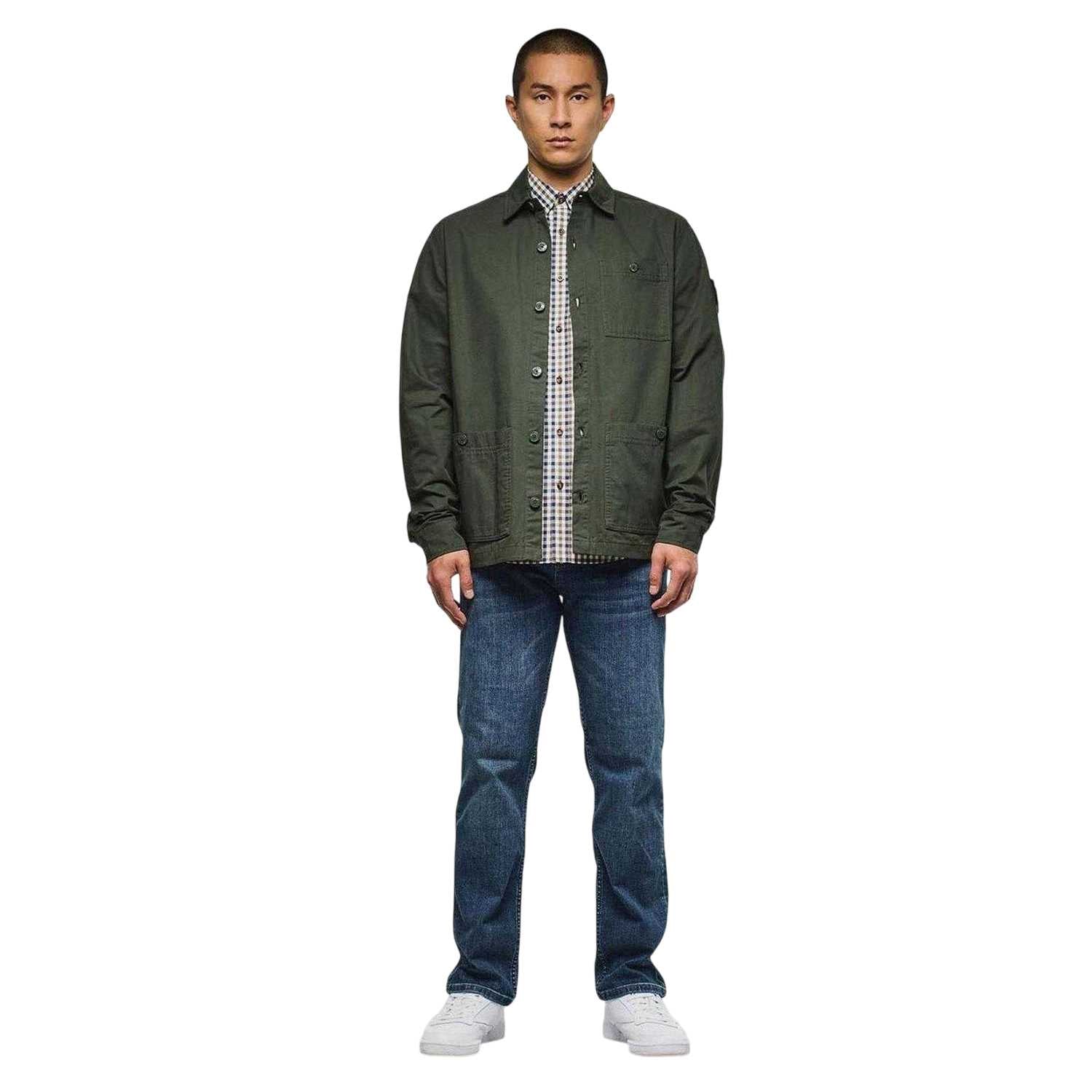 Green - Lifestyle - Weekend Offender Mens Hynde Baker Cotton Overshirt