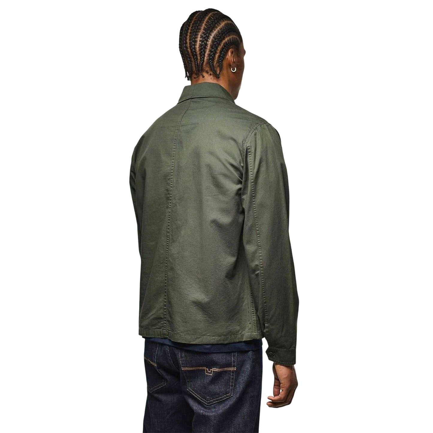 Green - Back - Weekend Offender Mens Overshirt