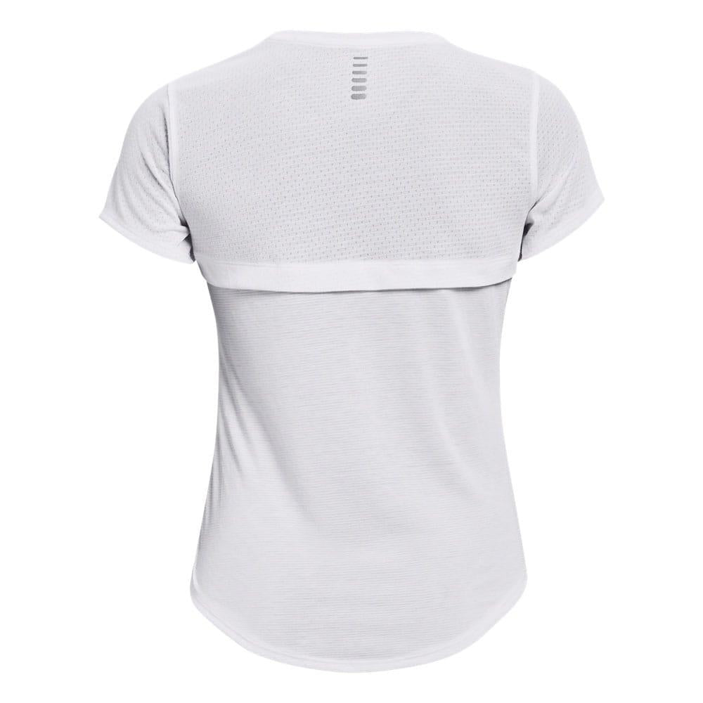 White - Back - Under Armour Womens-Ladies Streaker T-Shirt