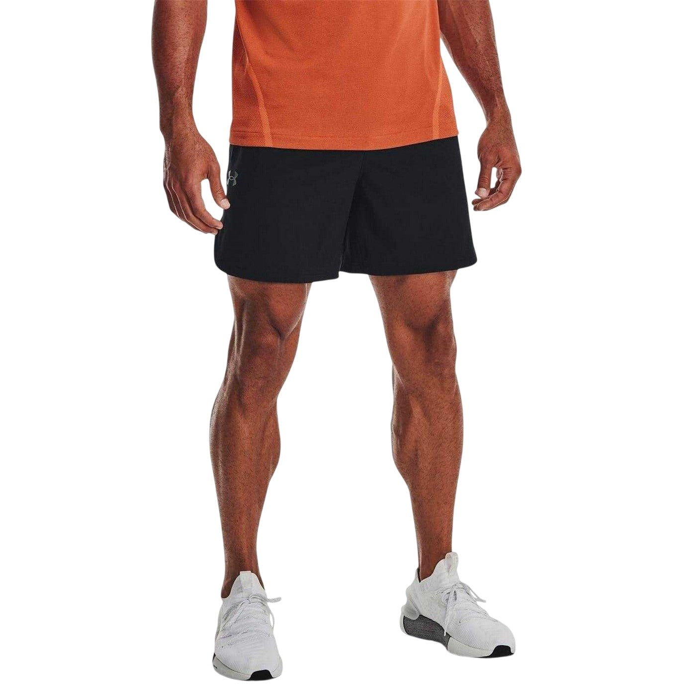 Black - Side - Under Armour Mens Vanish Elite Running Shorts