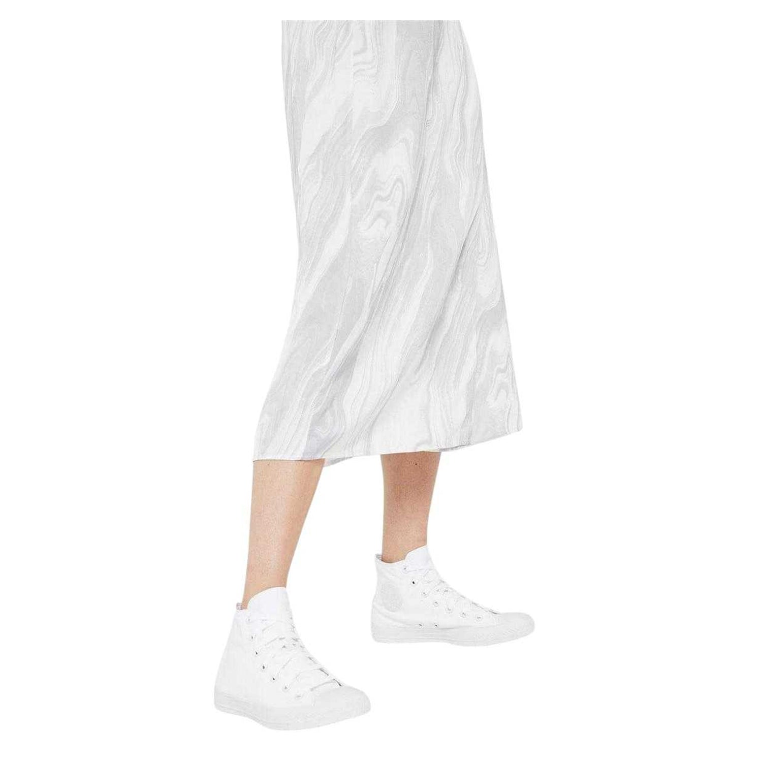 White - Lifestyle - Converse Womens-Ladies All Star Canvas High Top Trainers