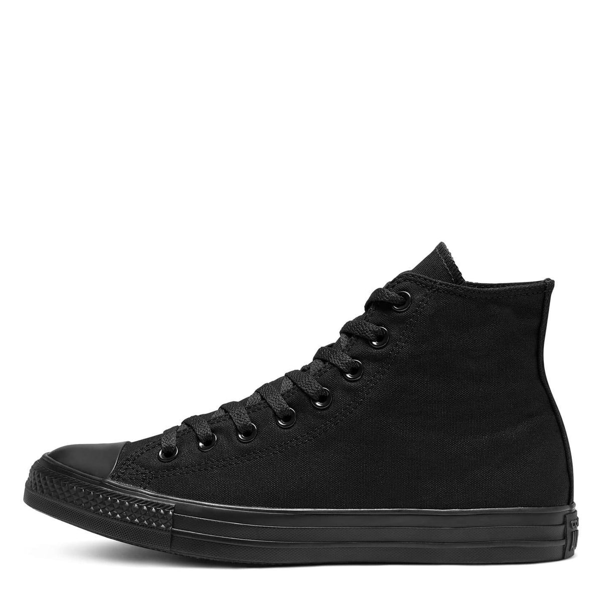 Black - Lifestyle - Converse Womens-Ladies All Star Canvas High Top Trainers