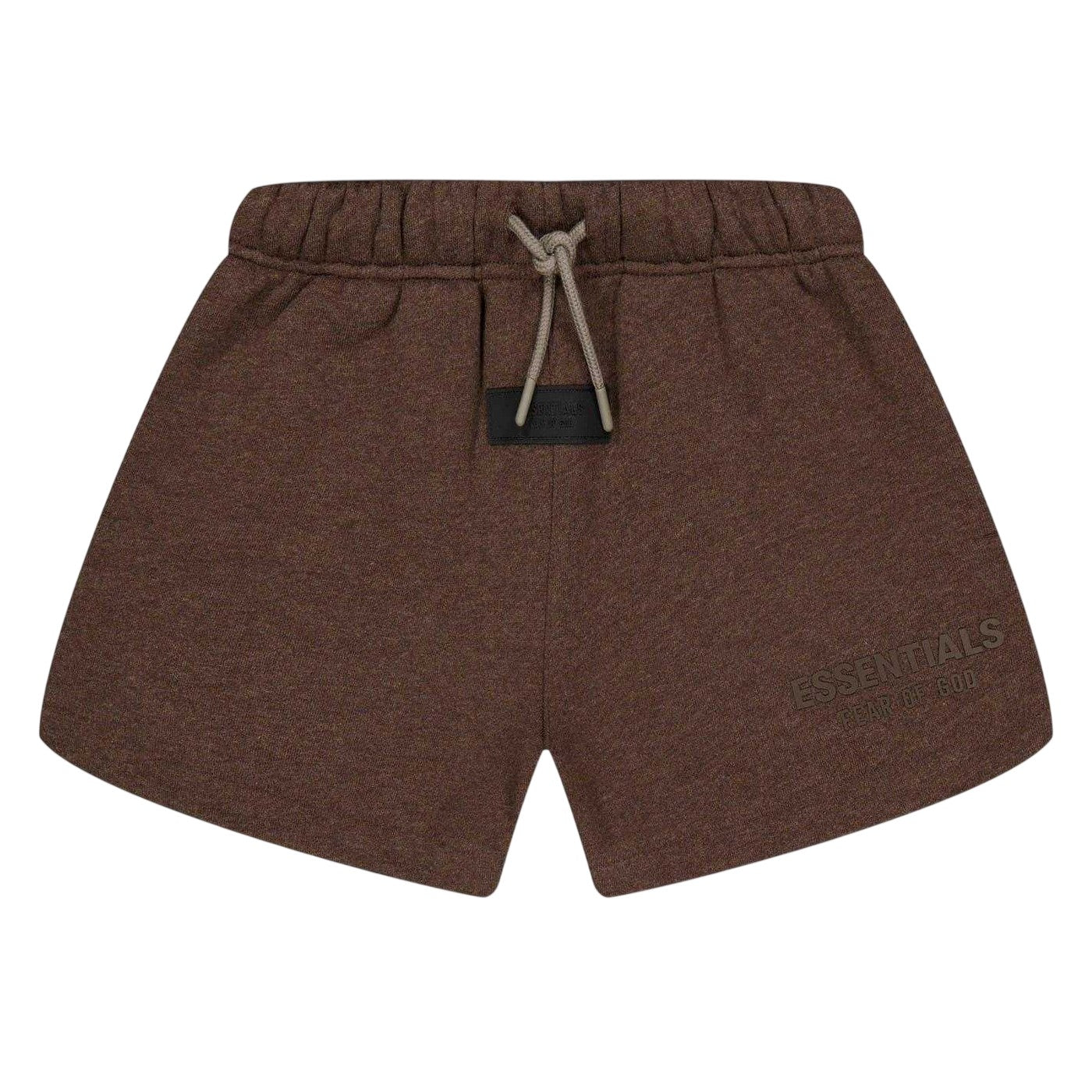 Heather - Front - Essentials Childrens-Kids Logo Sweat Shorts