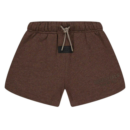 Heather - Front - Essentials Childrens-Kids Logo Sweat Shorts