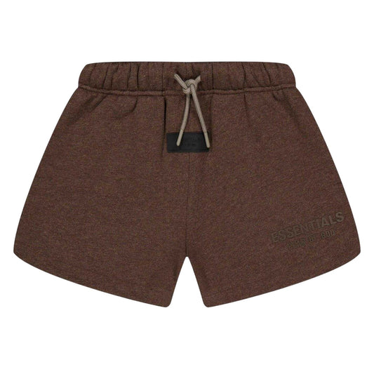 Heather - Front - Essentials Childrens-Kids Logo Sweat Shorts