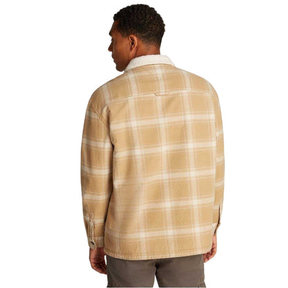 Tan - Back - Tommy Jeans Mens Shirt Jacket