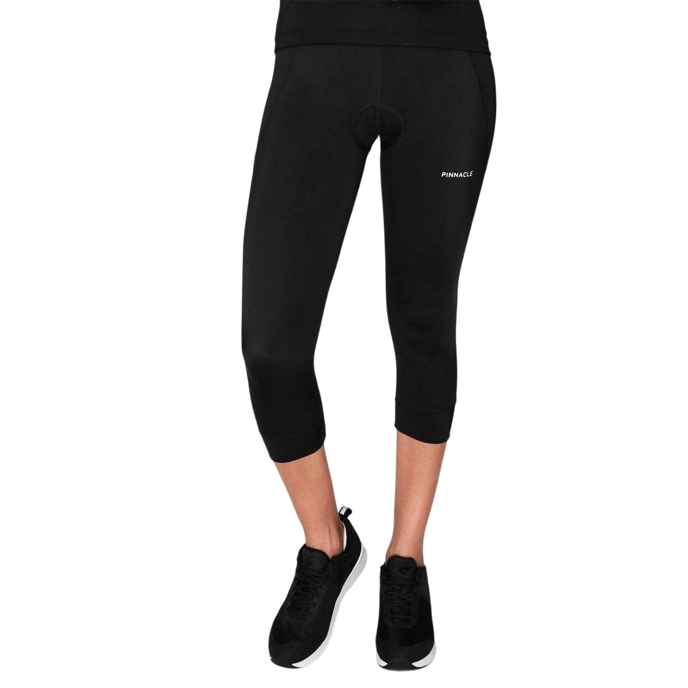 Black - Lifestyle - Pinnacle Womens-Ladies Capri Cycling 3-4 Tights