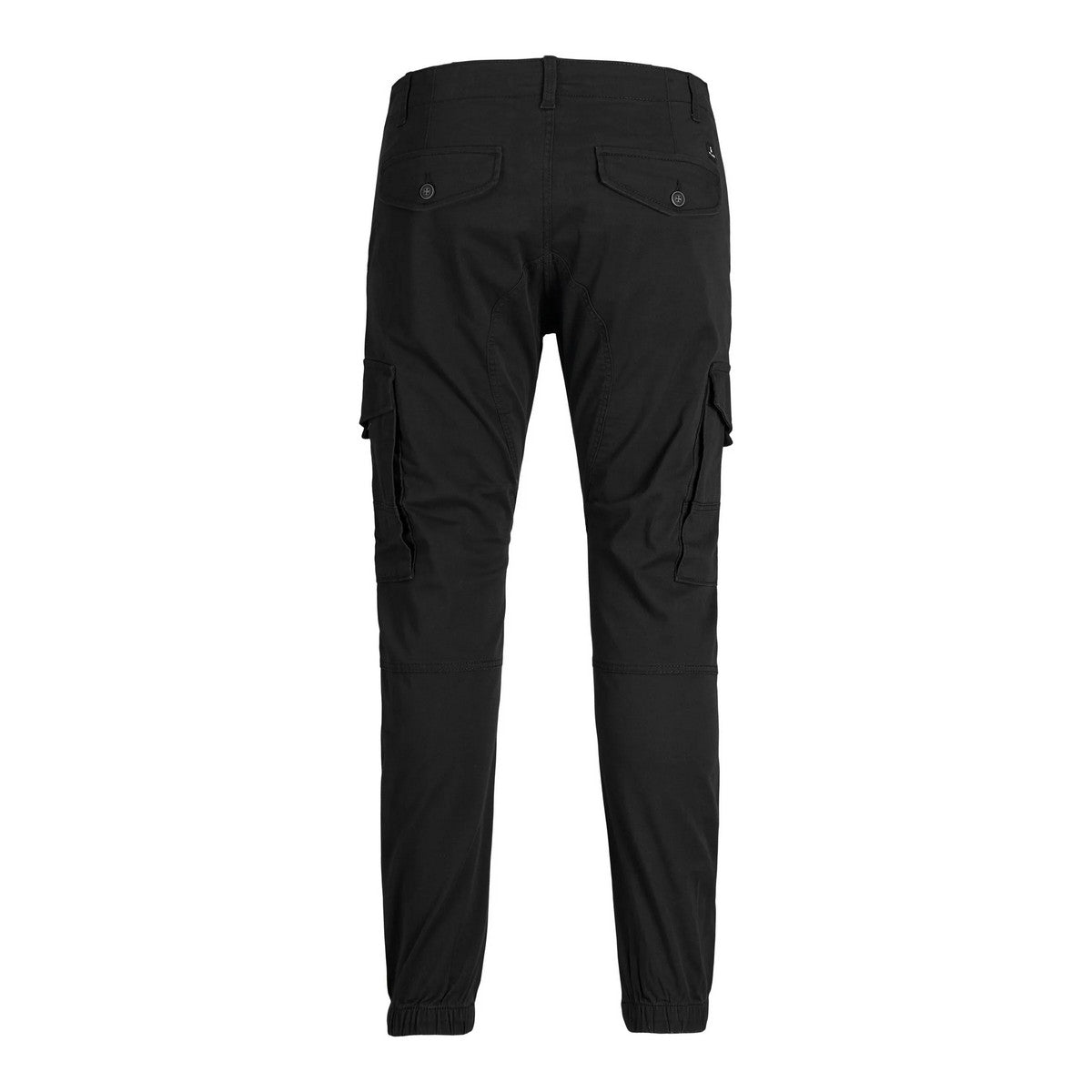 Black - Back - Jack And Jones Mens Flake Slim Cargo Trousers