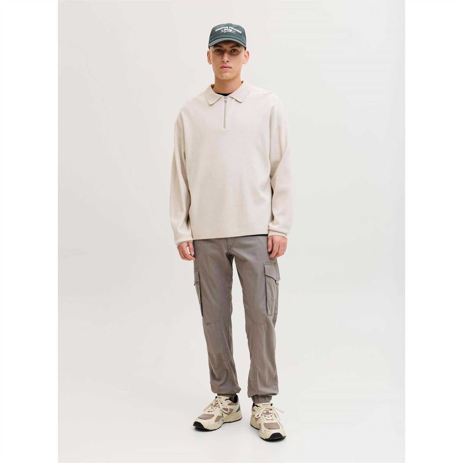 Falcon - Side - Jack And Jones Mens Flake Slim Cargo Trousers