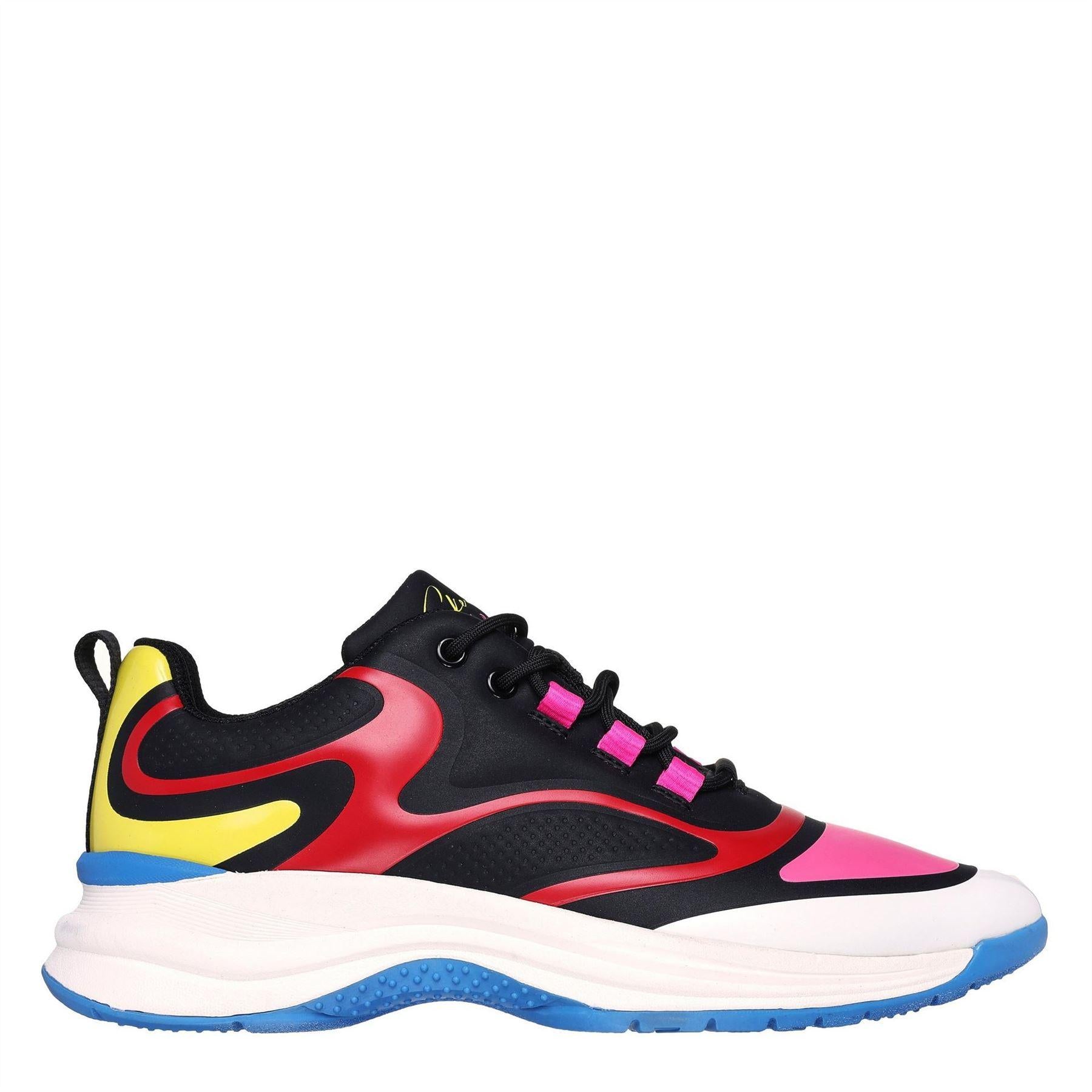 Black - Side - Skechers Womens-Ladies Hot Melt Trainers