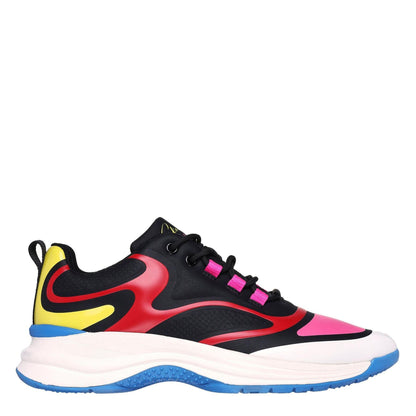 Black - Side - Skechers Womens-Ladies Hot Melt Trainers
