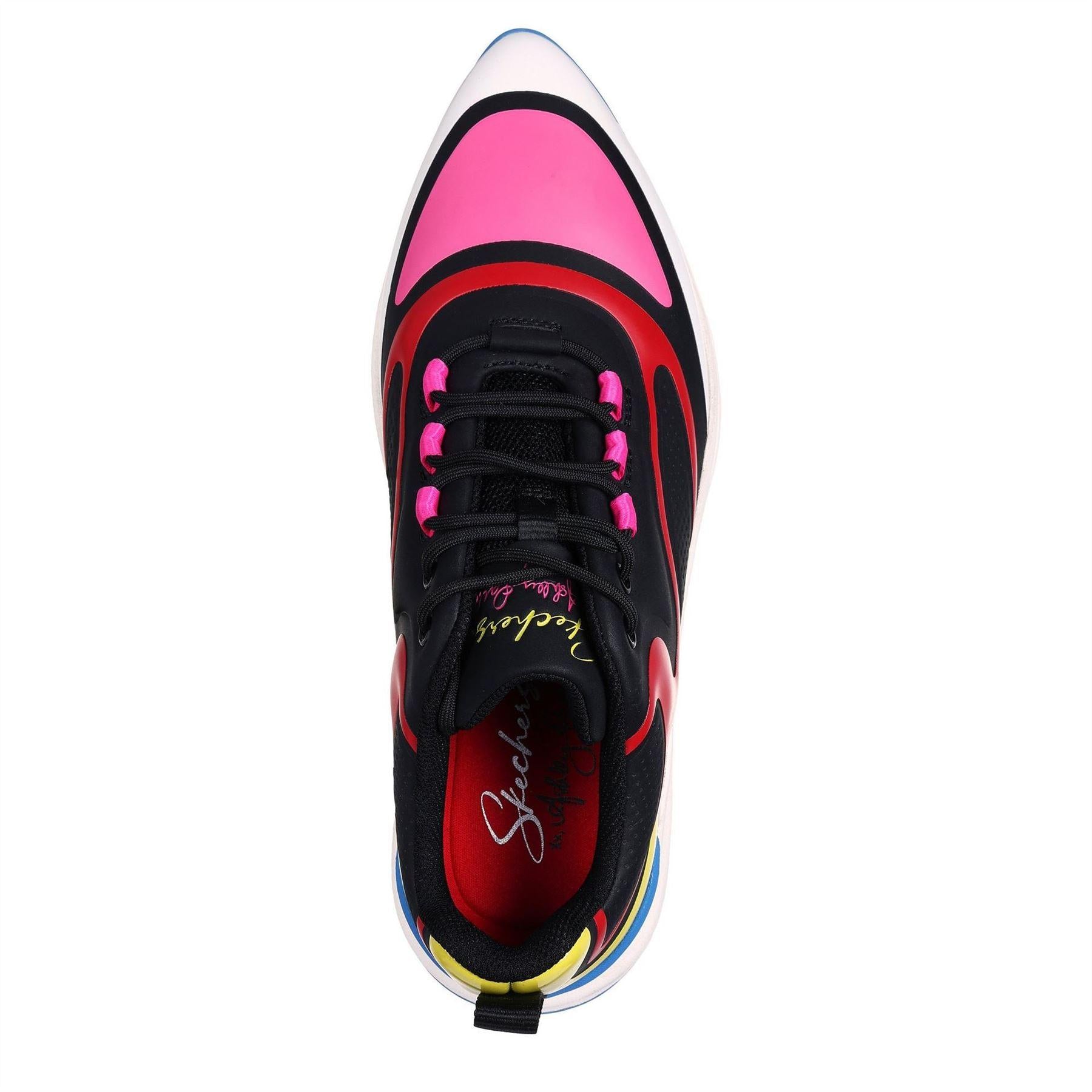 Black - Pack Shot - Skechers Womens-Ladies Hot Melt Trainers
