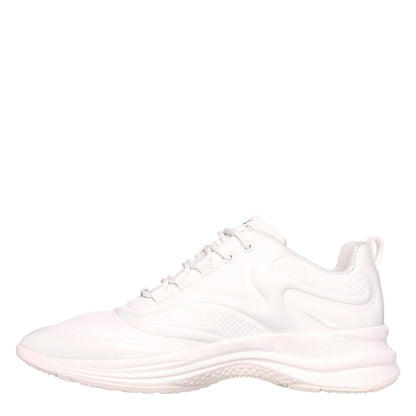 White - Back - Skechers Womens-Ladies Hot Melt Trainers