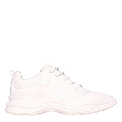 White - Side - Skechers Womens-Ladies Hot Melt Trainers