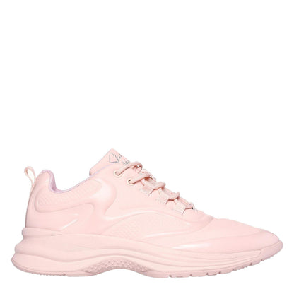 Blush - Side - Skechers Womens-Ladies Hot Melt Trainers