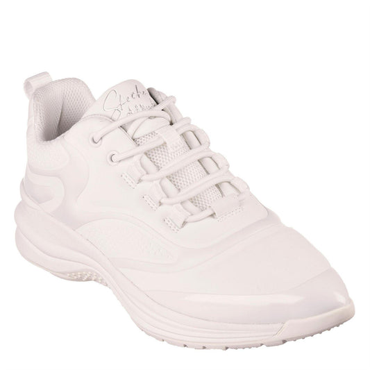 White - Front - Skechers Womens-Ladies Hot Melt Trainers