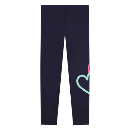 Navy - Back - Billieblush Girls Leggings