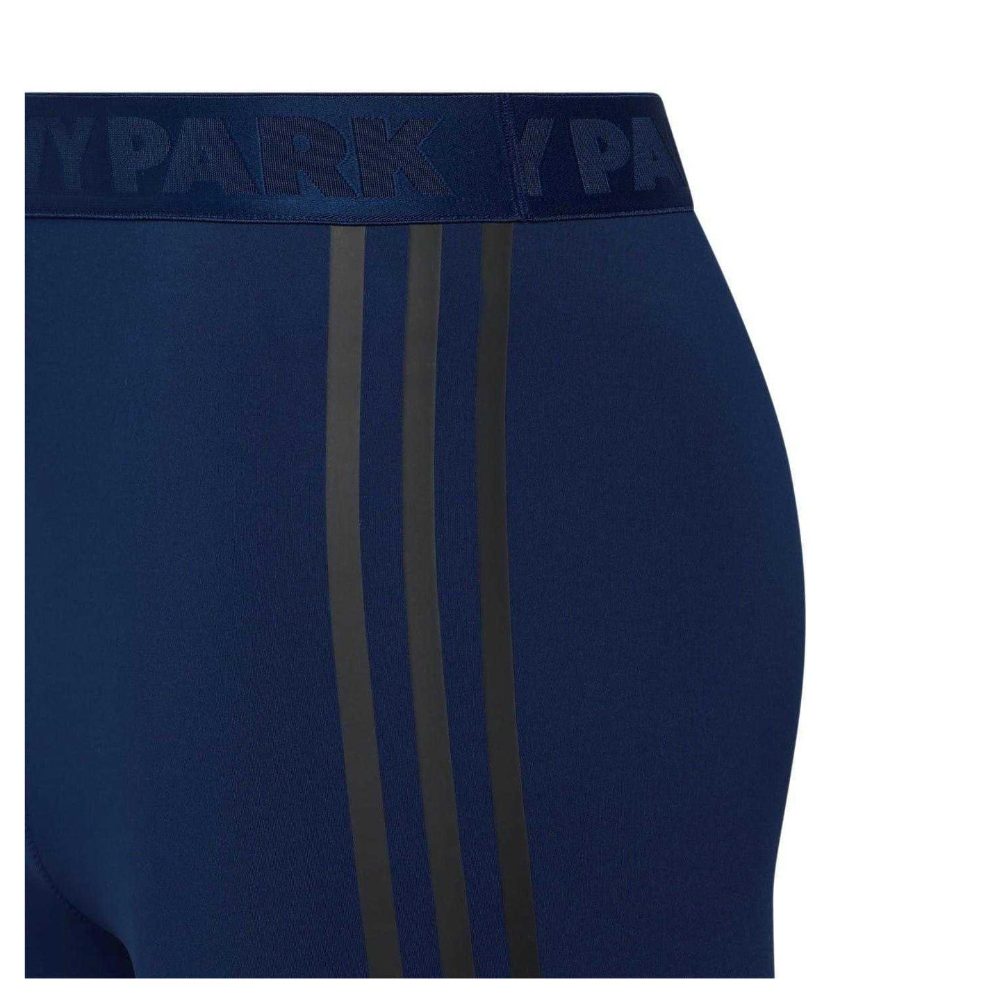 Navy - Side - Adidas Unisex Adult Slim Leggings