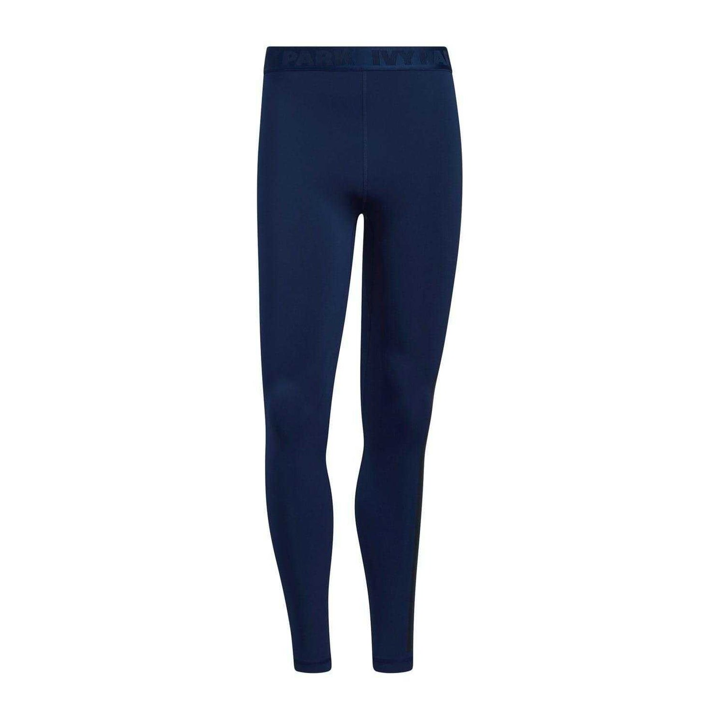 Navy - Front - Adidas Unisex Adult Slim Leggings